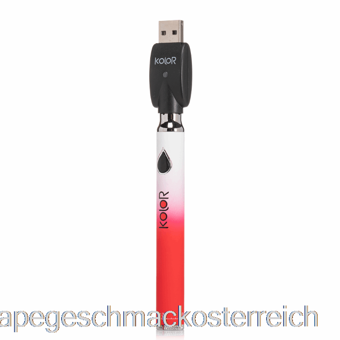 Leaf Buddi Kolor Twist Slim 650mAh Akku Roter Vape-Geschmack